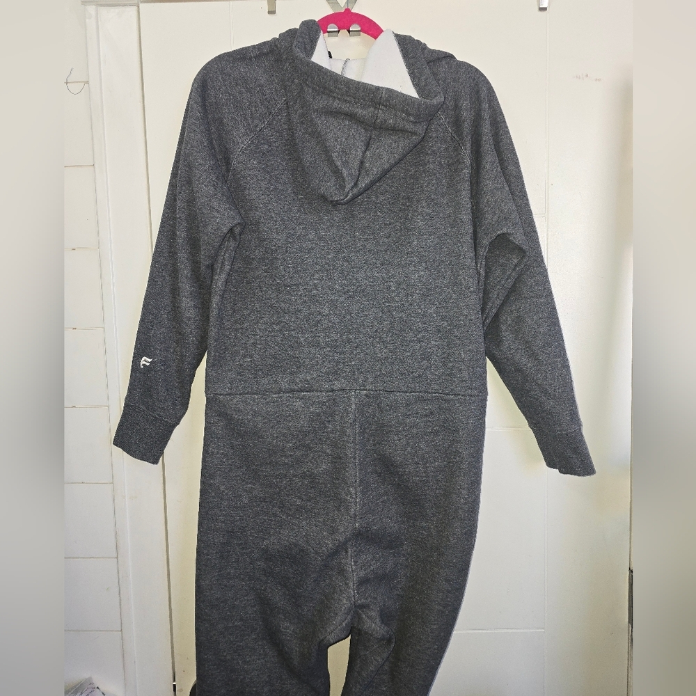 Fabletics Mens Gray To-Go Hooded Jumpsuit Sz S - Picture 7 of 13